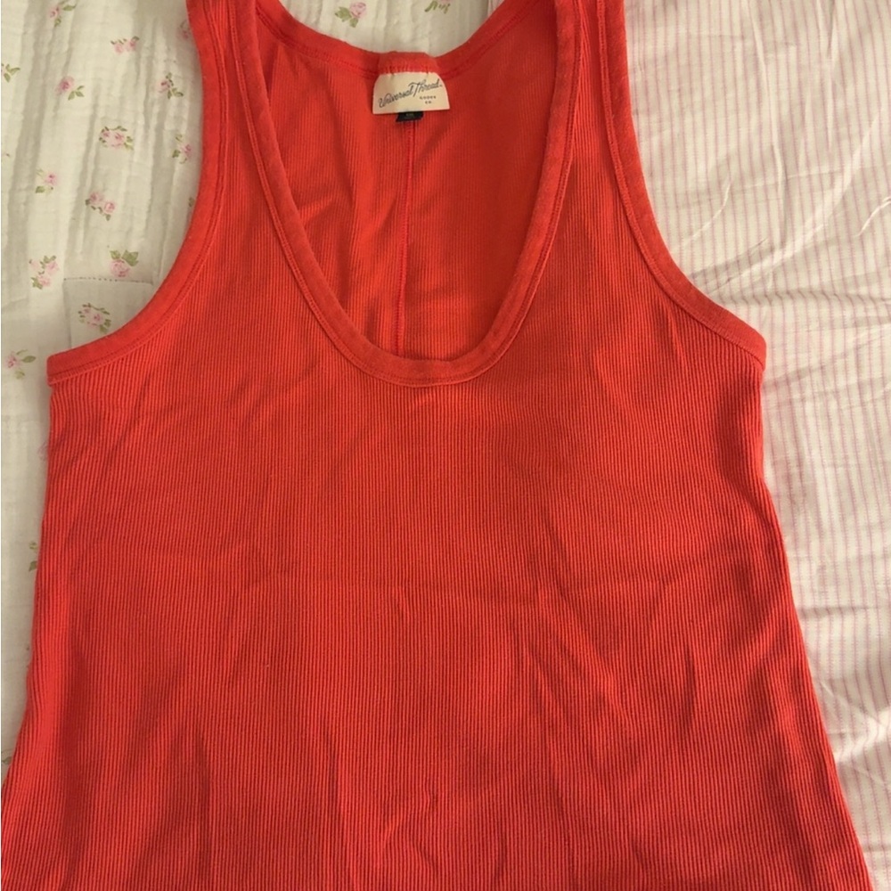 Coral Vibrant Tank Top